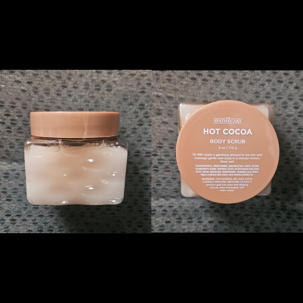The Spathecary Hot Cocoa Body Scrub 6oz BNIB